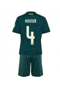 Real Madrid Dean Huijsen #4 Jalkapallovaatteet Lasten Vieraspeliasu 2026-27 Lyhythihainen (+ Lyhyet housut)